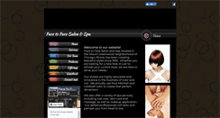 Desktop Screenshot of facetofacesalonandspa.net